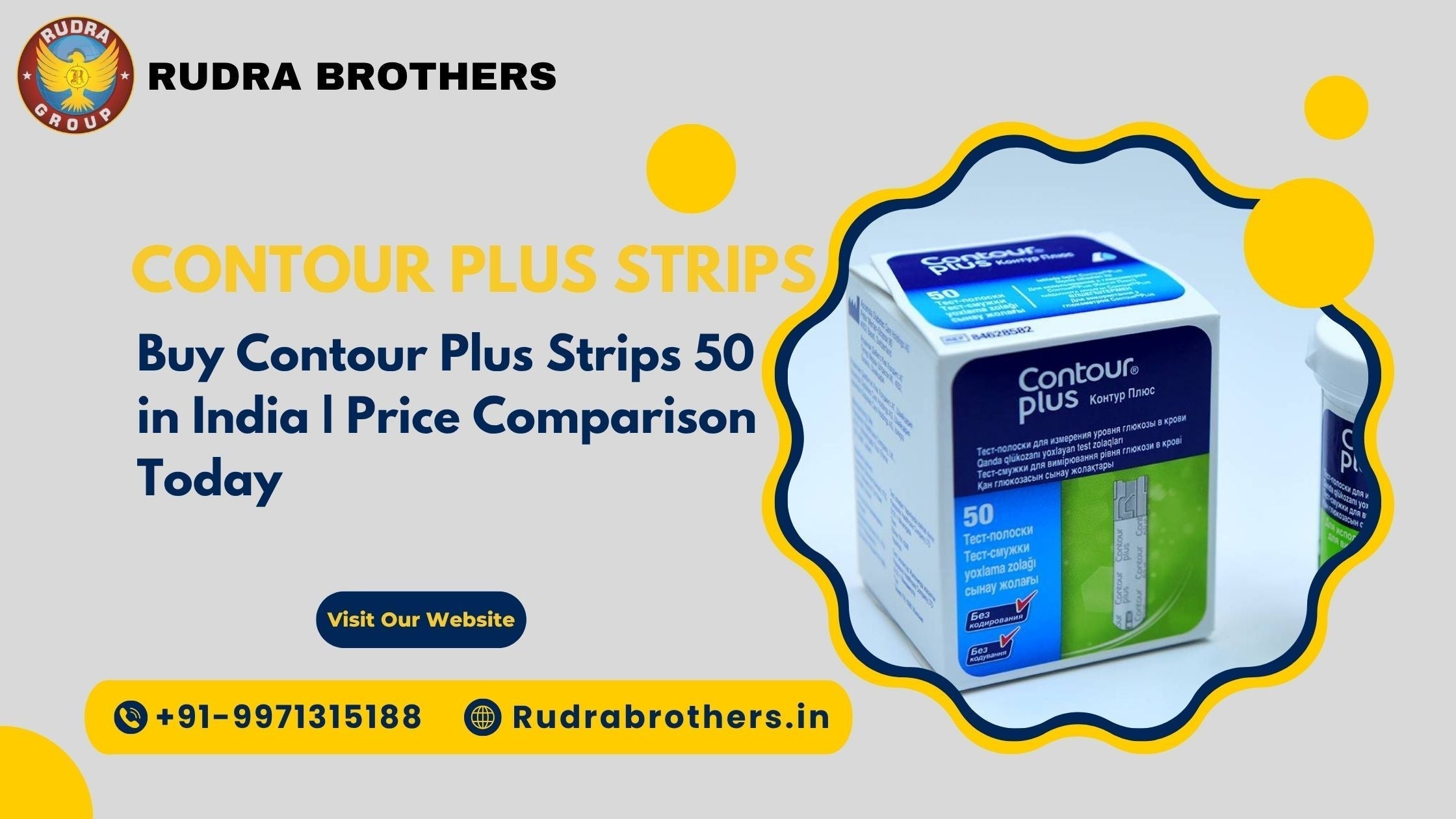 Buy Contour Plus Strips 50 in India | Price Comparison Today