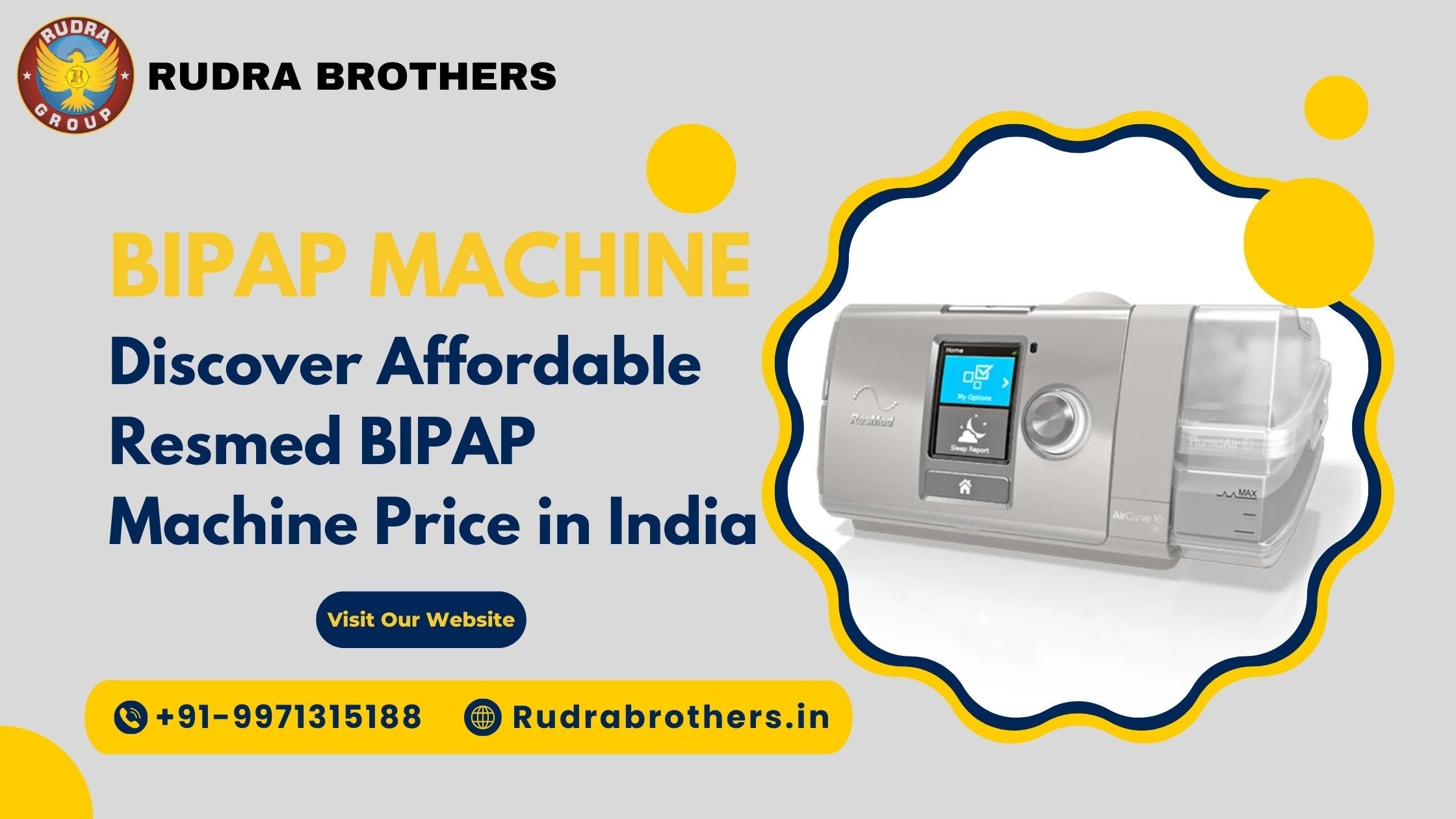 BIPAP Machine Price | Resmed BIPAP Machine Price in India | BIPAP Machine Price in India