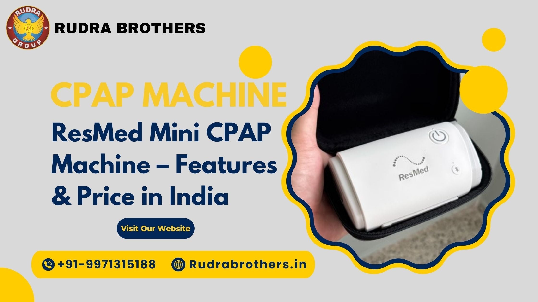 ResMed Airmini Setup | ResMed Mini CPAP Machine | ResMed CPAP Cleaning Wipes