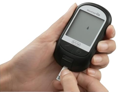 ARKRAY Glucocard G+ Advance glucometer machine | FREE 100 Test Strips + 25 Trustlet Lancet Combo