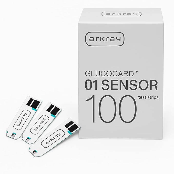 ARKRAY Glucocard 01 Mini/Plus- 100 Strips Pack | Bottle-Pack | Made in India | Japanese Technology
