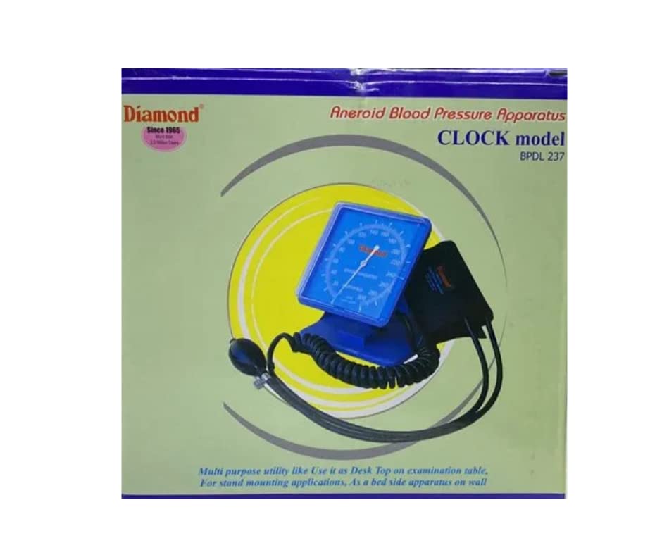 DIAMOND BPDL-237 Aneroid Blood Pressure Apparatus Bp Monitor (Blue)