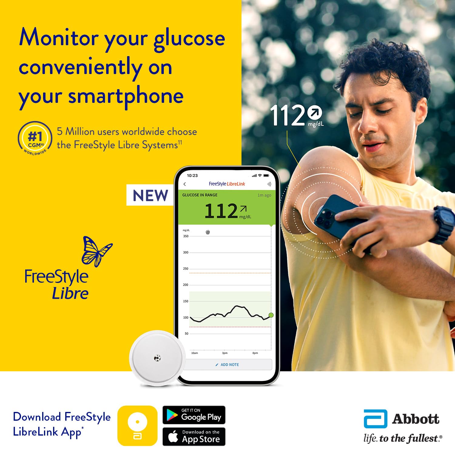 FreeStyle Libre Reader & Sensor I Monitor Glucose on Your Phone I FreeStyle LibreLink App