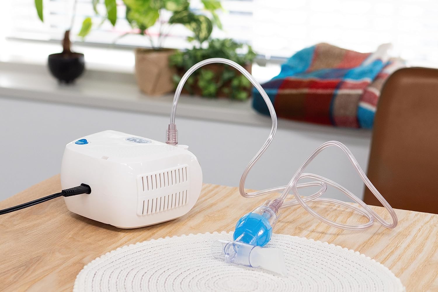 A&D Medical UN-014 Compressor Nebuliser on table