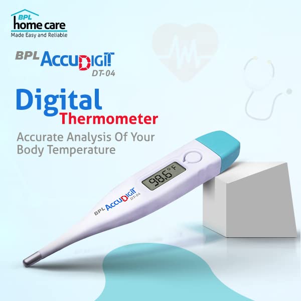 BPL Accudigit DT04 Mercury-Free Digital Thermometer