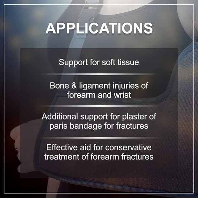 BPL OrthoCare Arm Sling Baggy with Elbow Support | Arm Immobilizer for Fracture, Sprain & Dislocation | Support Brace for Men, Women & Kids – Grey