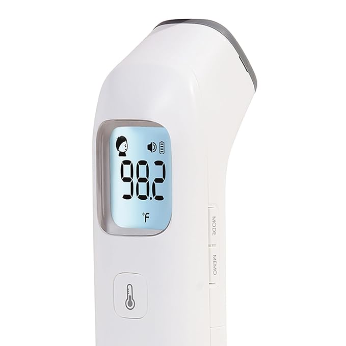 BPL Accudigit F4 Non-Contact Infrared Thermometer | Fast & Accurate Forehead Thermometer for Adults & Kids – White