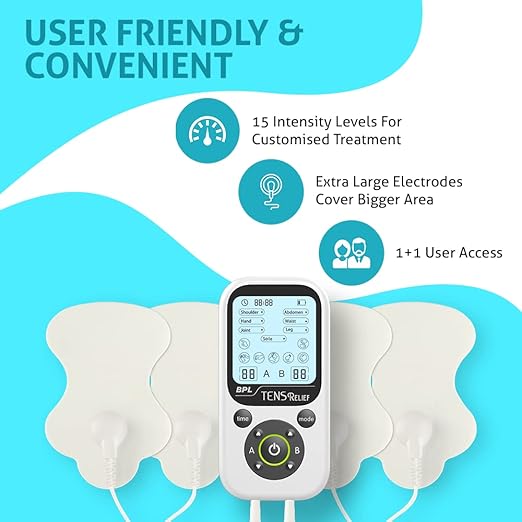 BPL TENS Relief – Electric Massager – Physiotherapy & Full Body Pain Relief