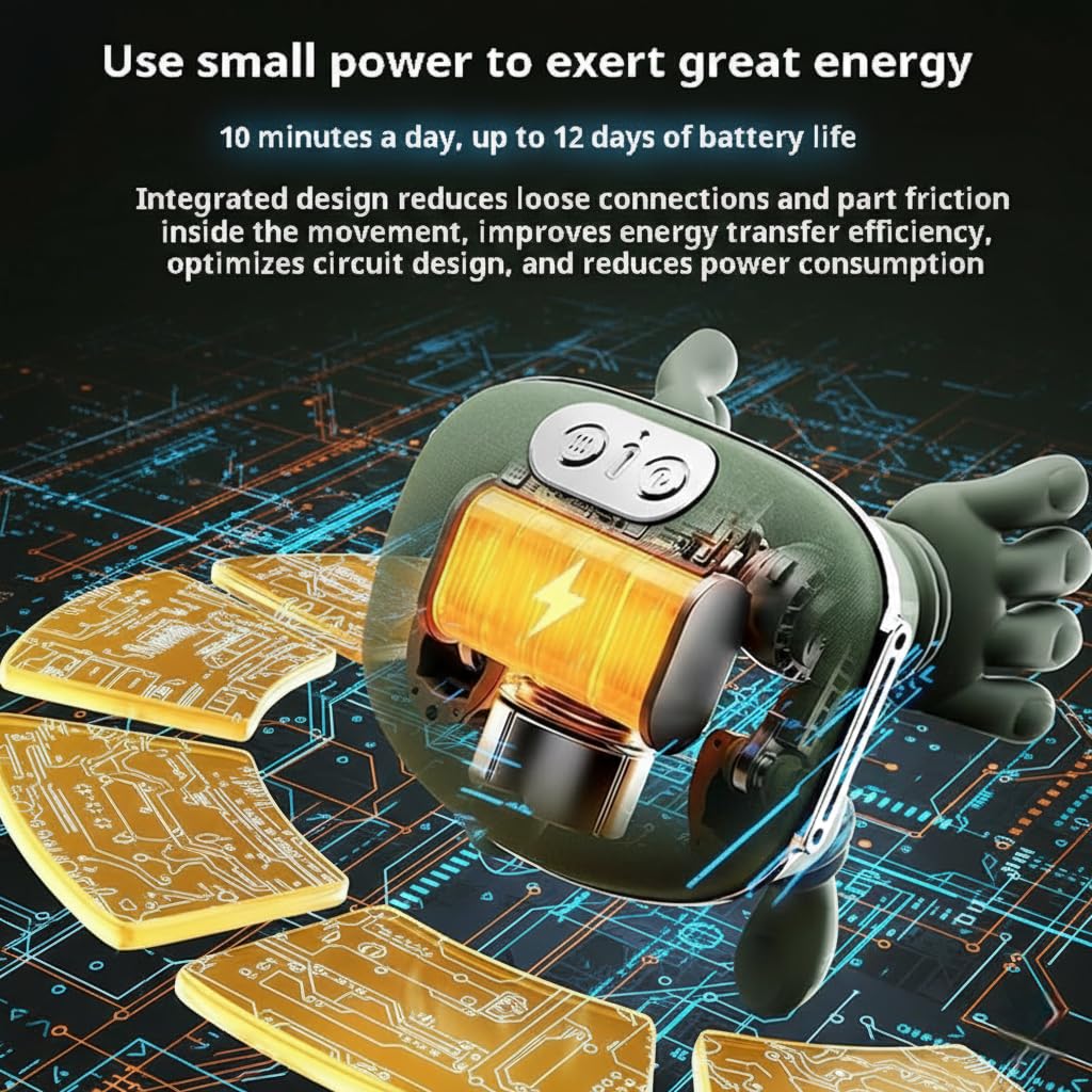 Dr. Sanaya 4D Bionic Shoulder & Neck Massager (Green) | Wireless Electric Body Massager