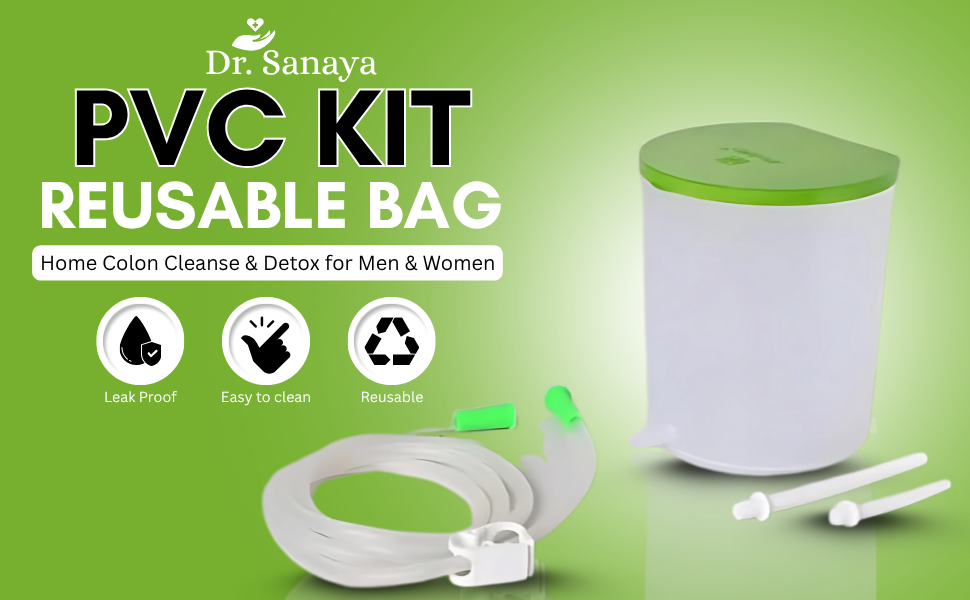 Reusable enema bag medical equipment combo