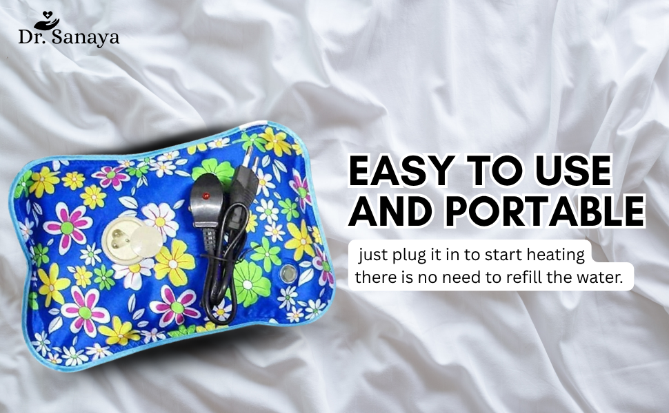 Rechargeable heating pad for women and men