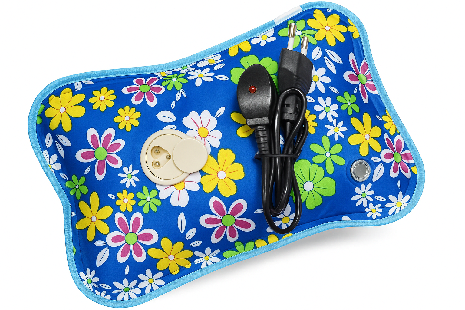Floral-patterned hot water bag