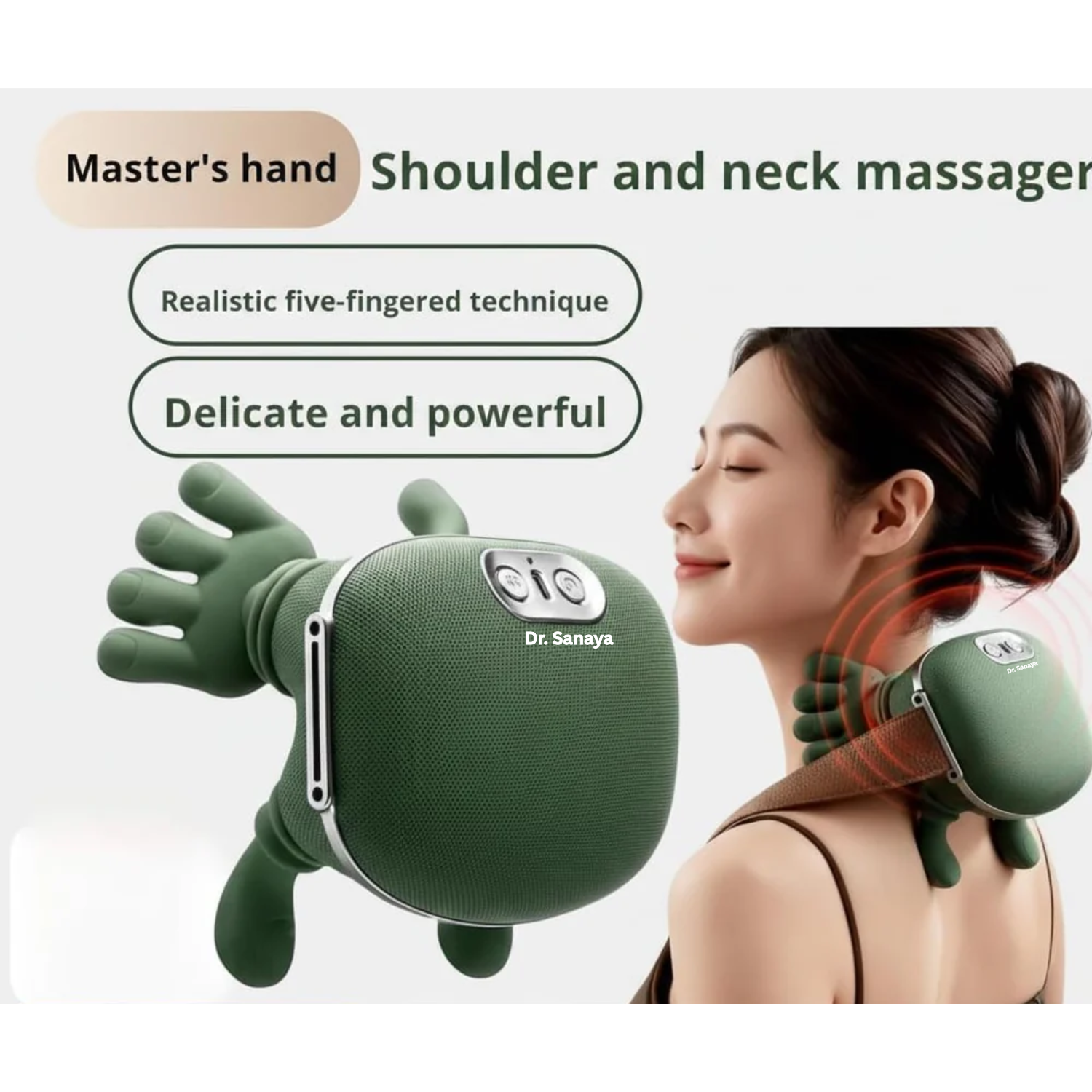 Dr. Sanaya 4D Bionic Shoulder & Neck Massager | Wireless Electric Body Massager