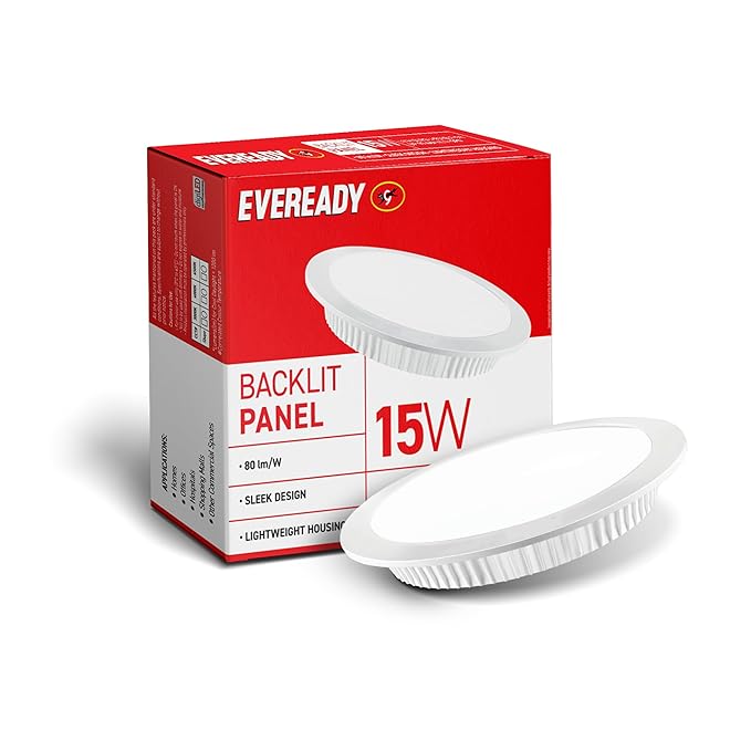 Eveready 15W Round LED Panel Light Warm White