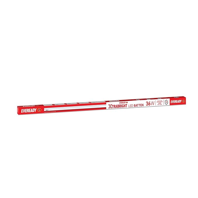 one Eveready LED batten on a white background
