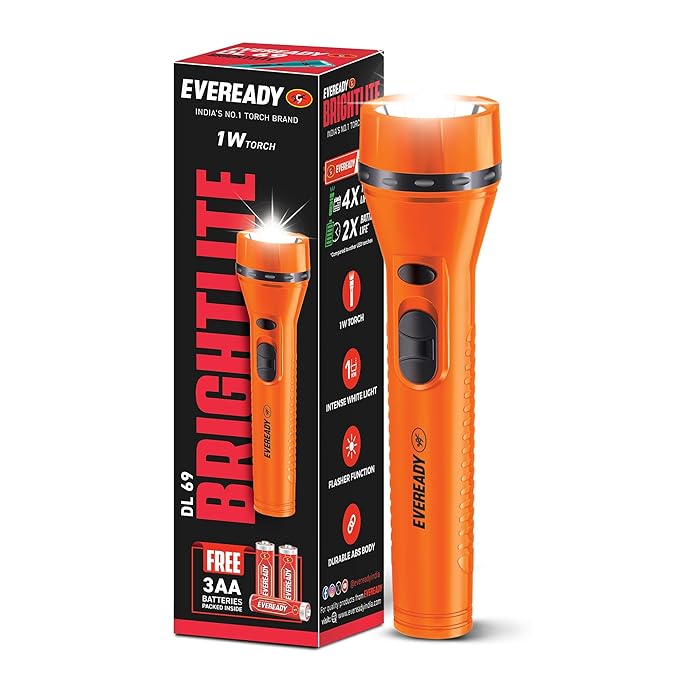 Eveready DL69 Brightlite 1W LED emergency torch