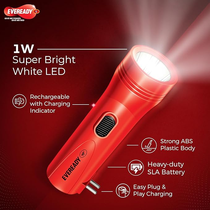 Durable ABS Body Torch with SLA Batter