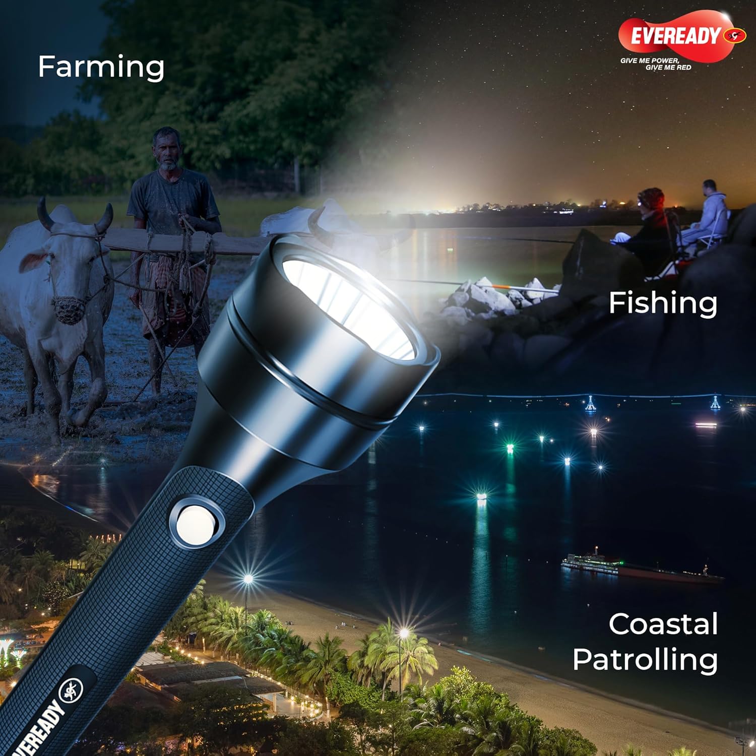 Heavy-Duty ABS Torch for Fishermen and Outdoor Workers