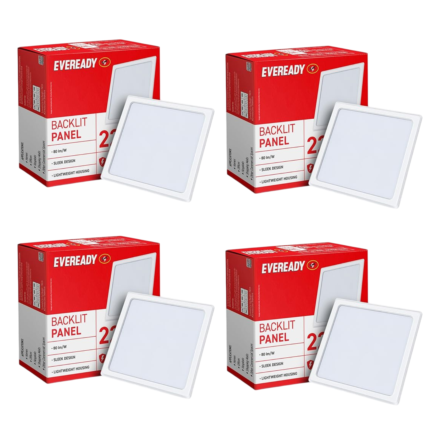 Cool daylight LED square panel by Eveready