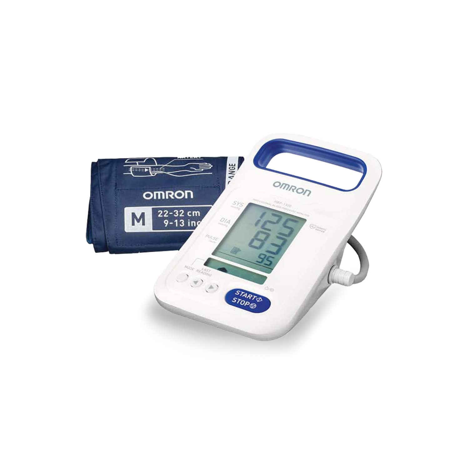 Omron HBP-1320 Arm Blood Pressure Monitor (White) | Professional & Accurate BP Measurement Device