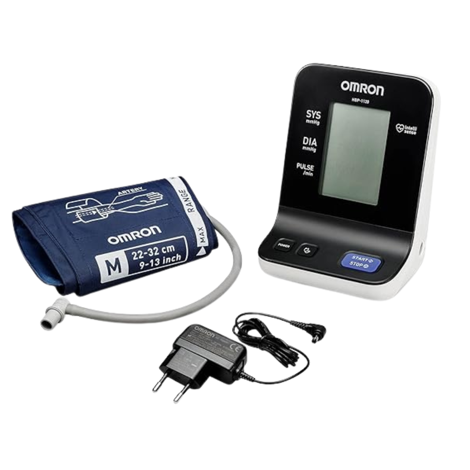 Omron HBP 1120 Blood Pressure Monitor (White) | Professional-Grade Accuracy for Reliable BP Measurement