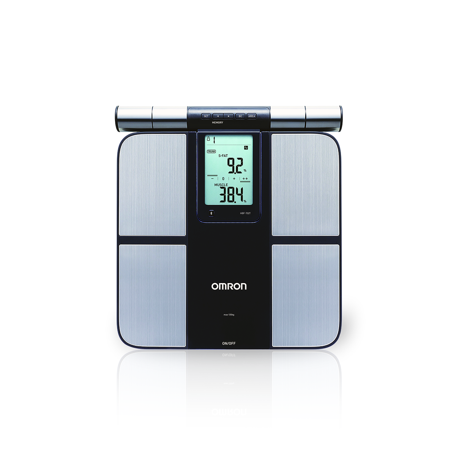 Omron HBF 702T Body Composition Monitor – Silver
