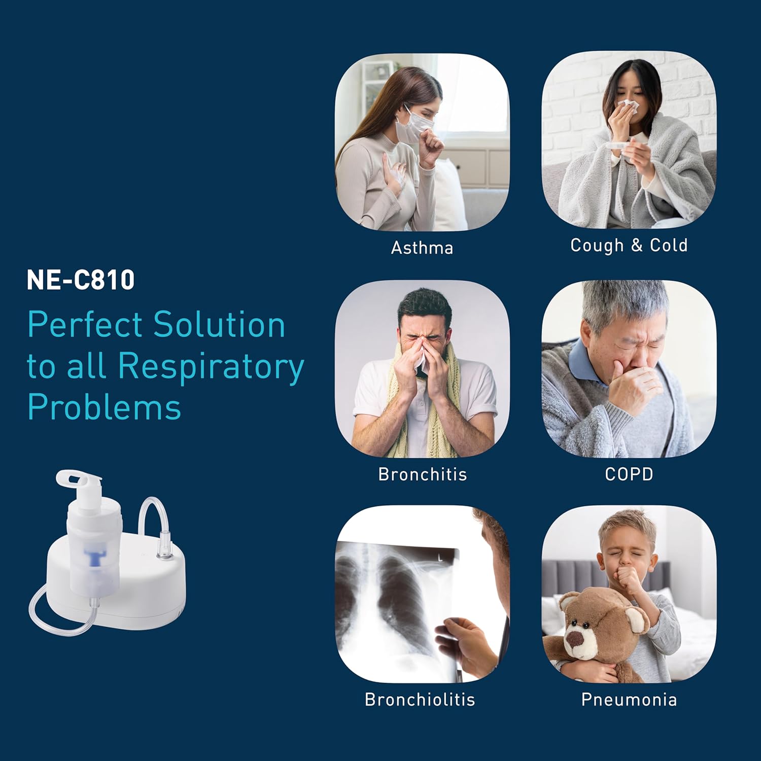Omron NE-C810 Compressor Nebulizer