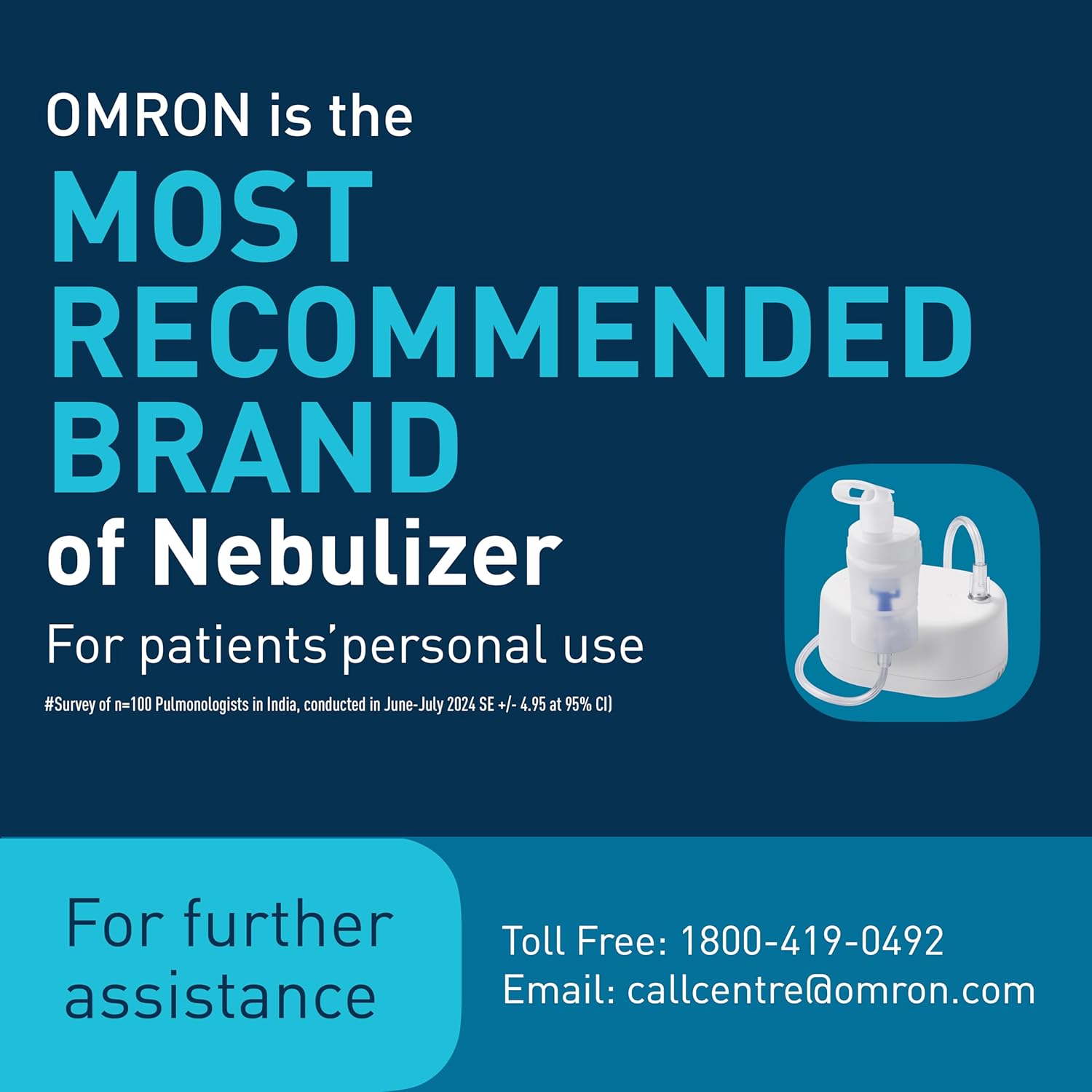 Omron NE-C810 Compressor Nebulizer