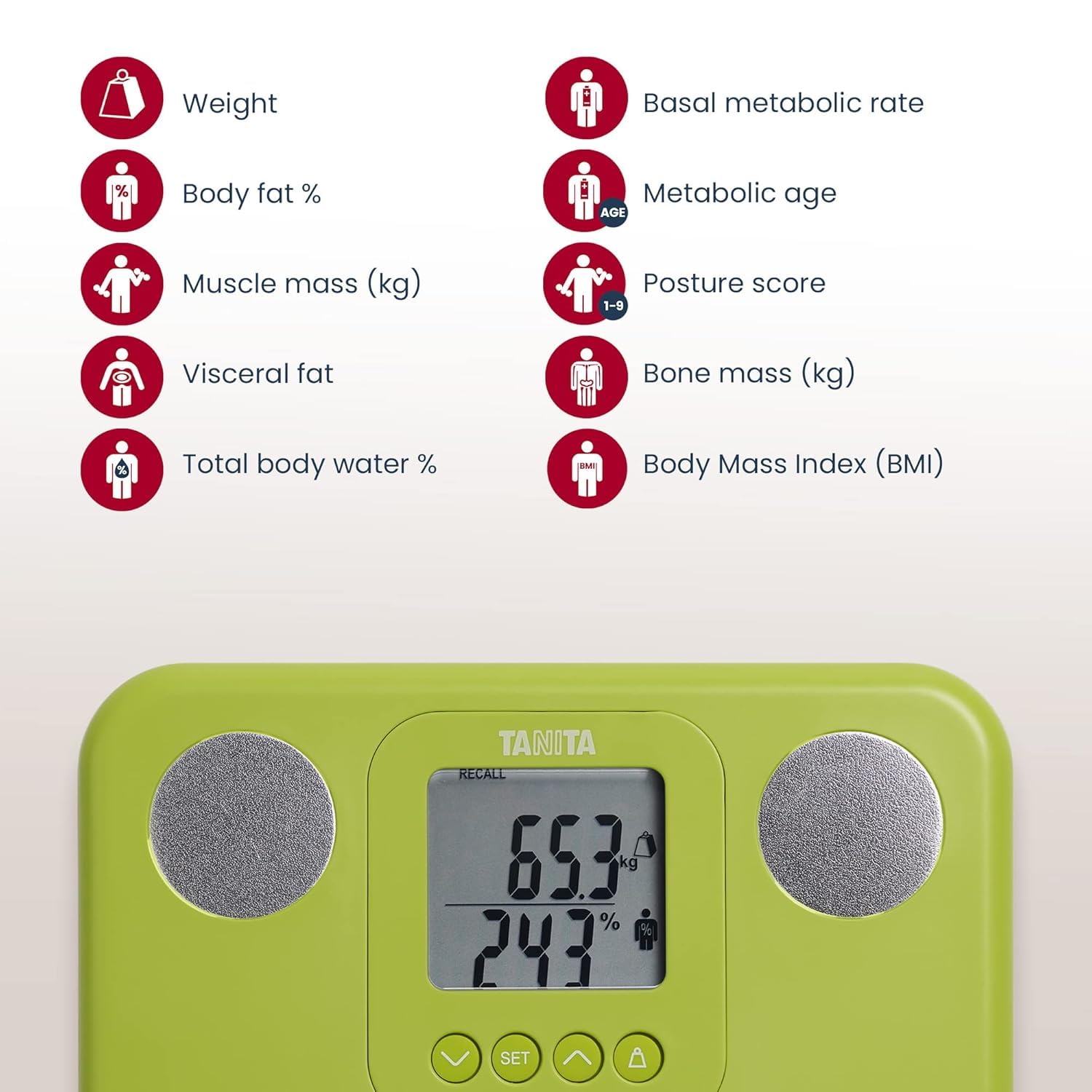 Tanita BC730 InnerScan Body Composition Monitor-Colour Green