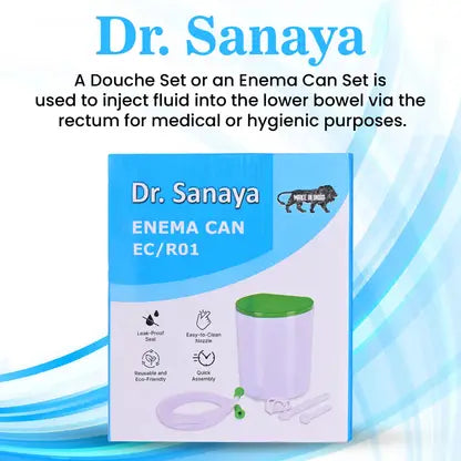 PVC enema kit for colon cleansing and detox