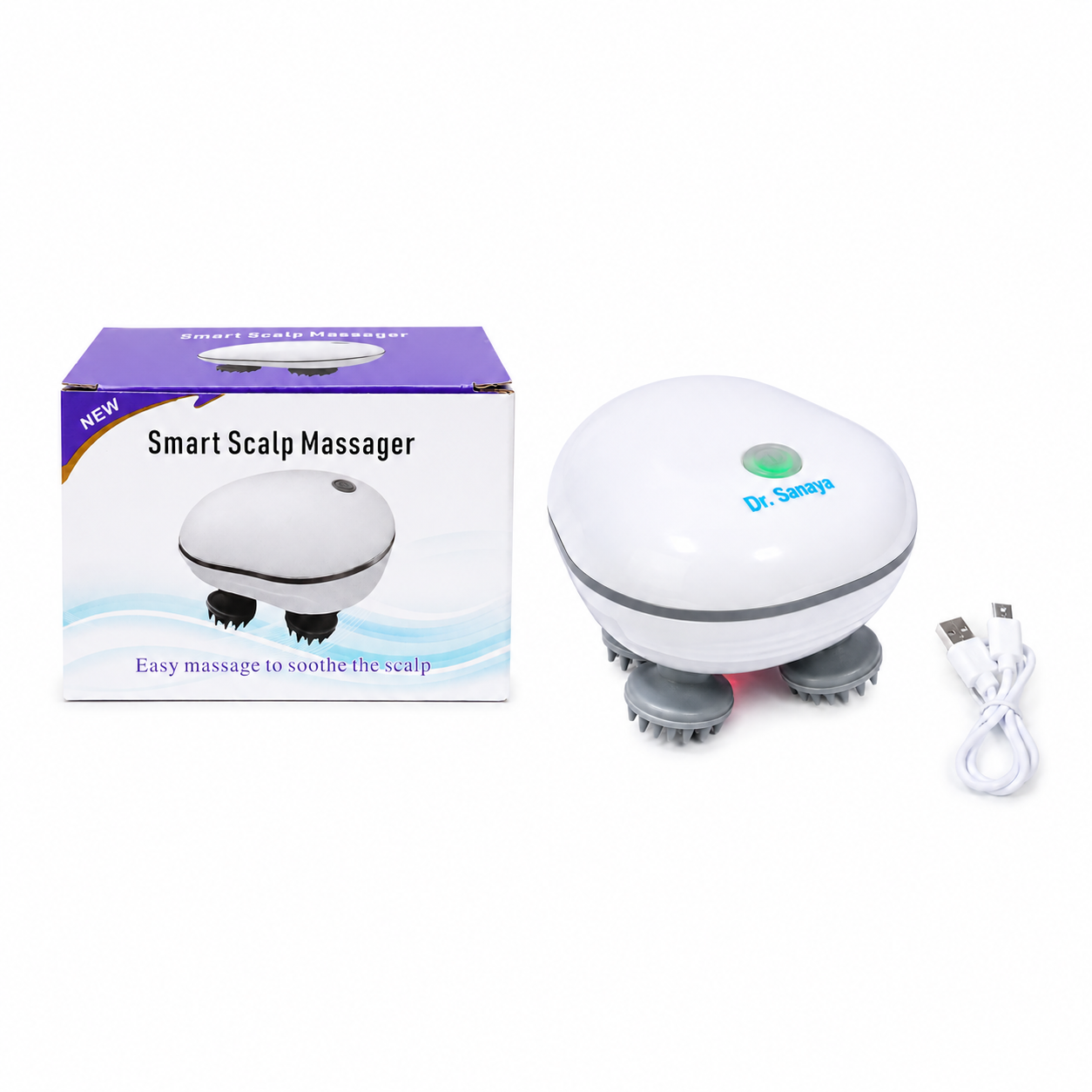Dr. Sanaya Rechargeable Electric Scalp & Head Massager