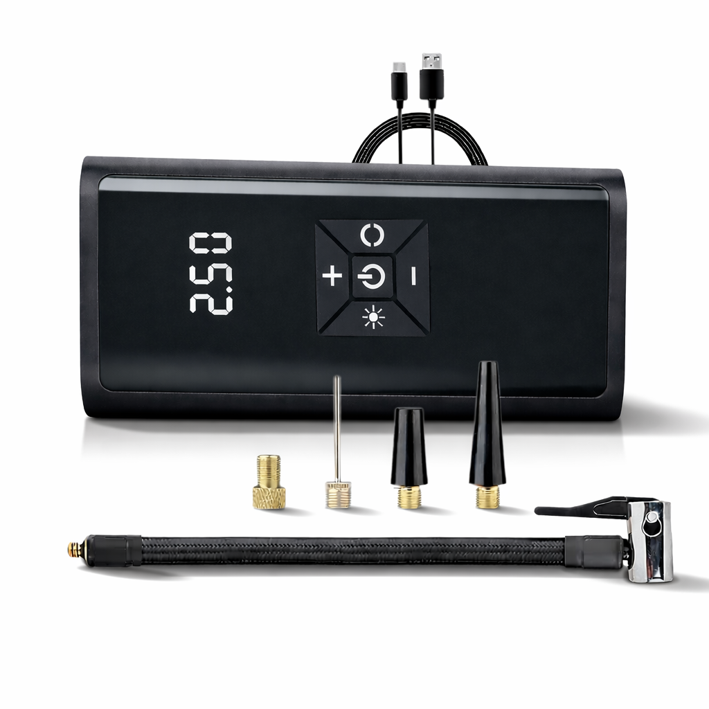 ROSE STAR Portable Air Compressor Tyre Inflator with Digital LED Display