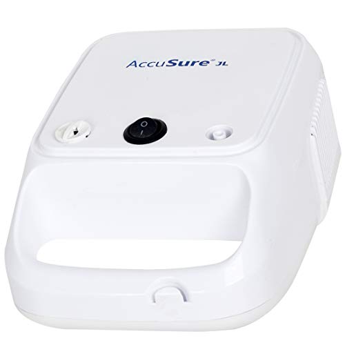 AccuSure JL White Compressor Complete Kit Nebulizer with Child and Adult Masks