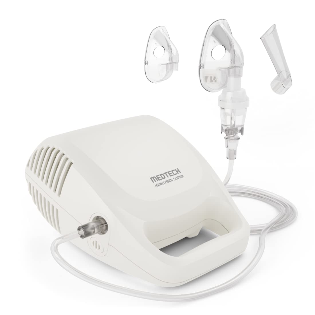 Medtech Handyneb Smart Compressor Nebulizer Machine with Kit for Adult and Kids Nebulizer (White)