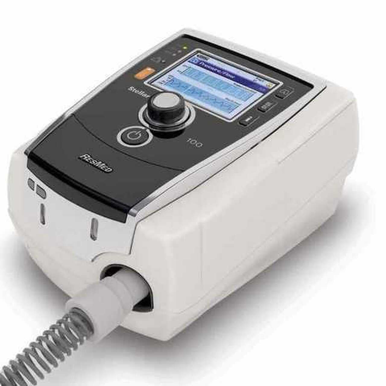 A ResMed Stellar 100 Noninvasive Portable Ventilator