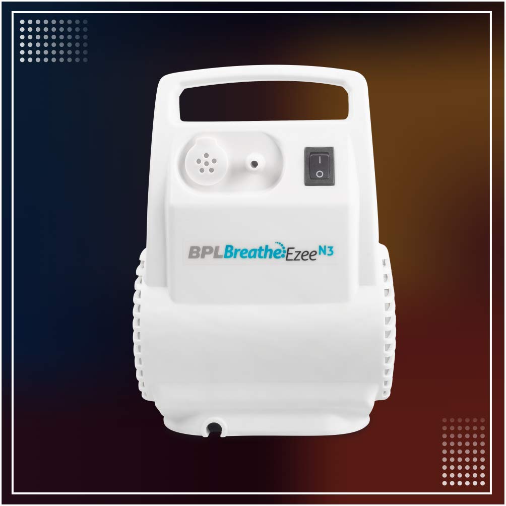 BPL Medical Technologies Breathe Ezee N3 Nebulizer, Sigma_Ent_0003 (White)