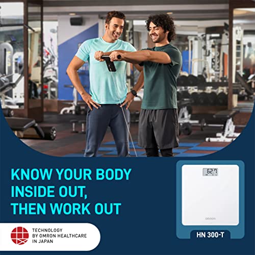 Omron HN 300T Ultra Thin Bluetooth Enabled Automatic Personal Digital Weight Scale