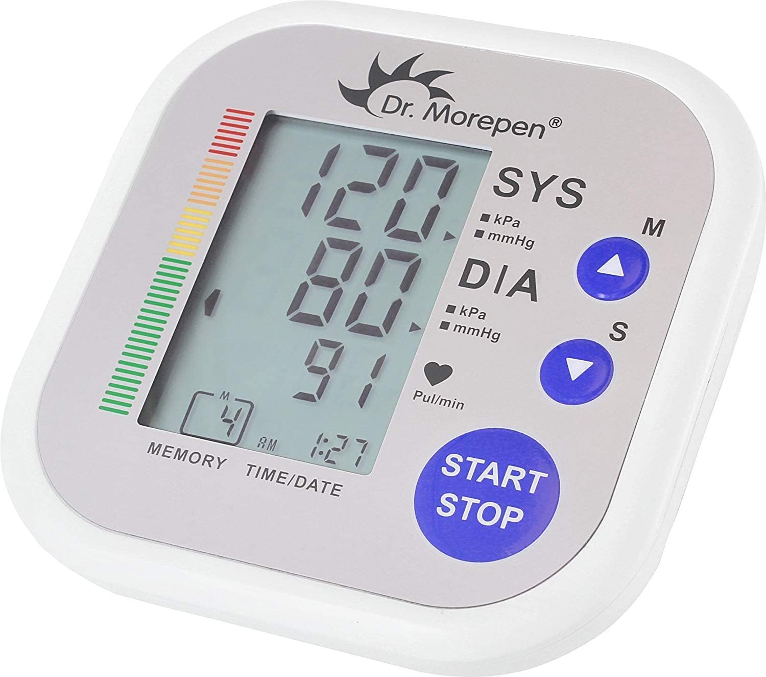 Dr. Morepen Bp02 Automatic Blood Pressure Monitor (White)