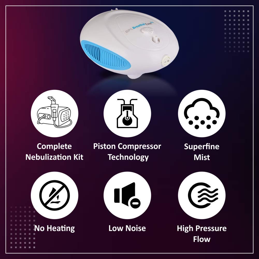 BPL Medical Technologies Breath Ezee N4 Nebulizer (White)