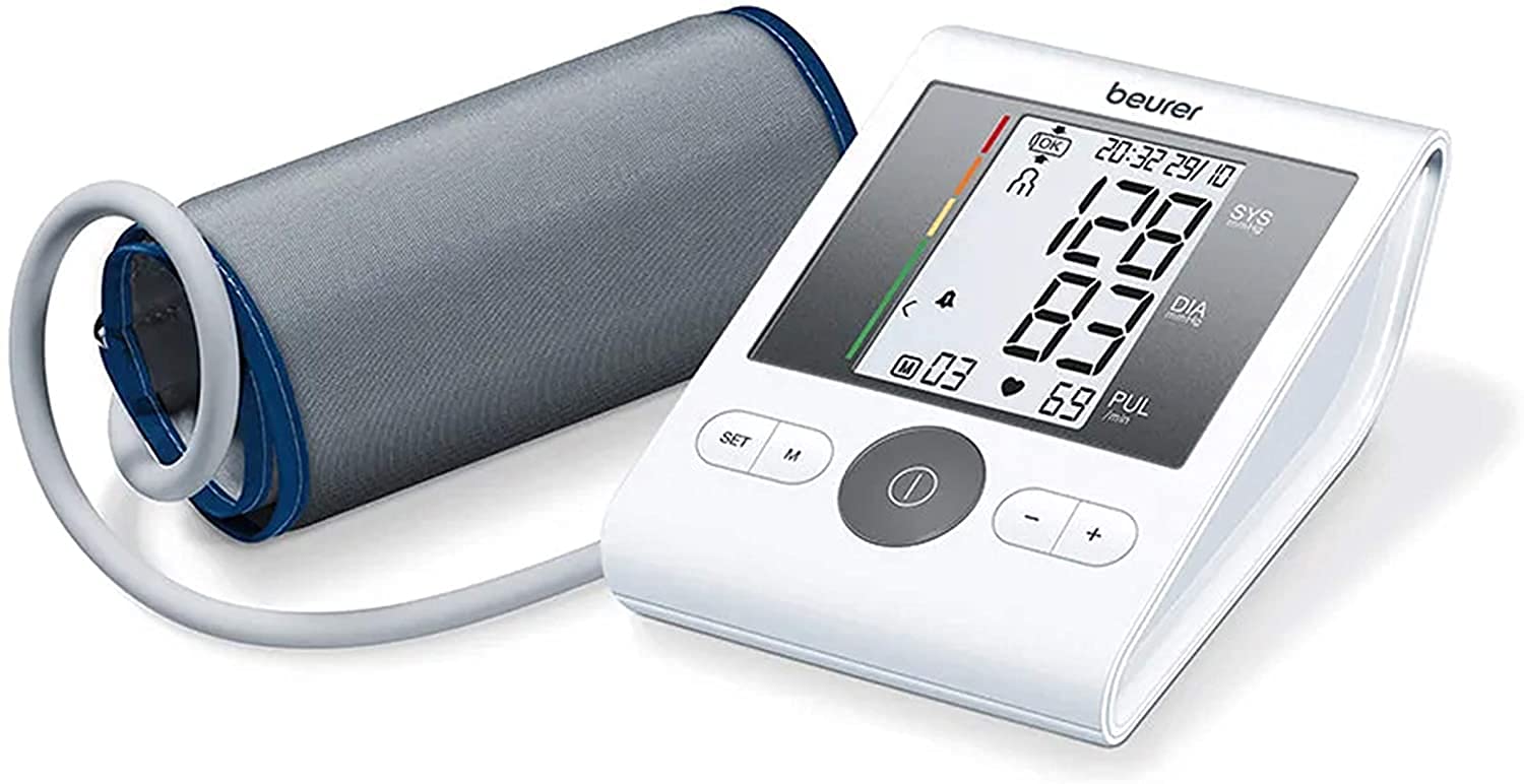 Beurer BM28 Blood Pressure Monitor with Adaptor (White)