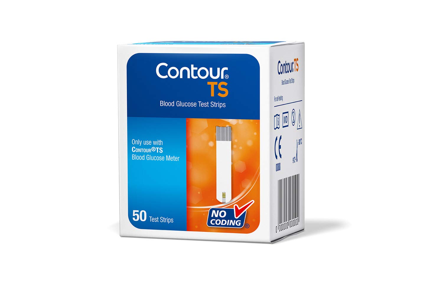 Contour TS Blood Glucose Test Strip 50