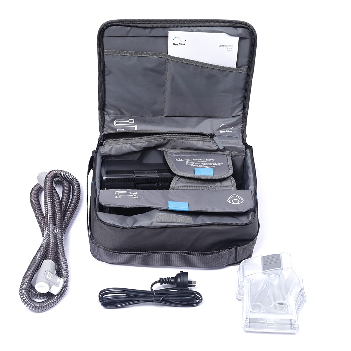 ResMed Lumis 150 VPAP ST Non-Invasive Ventilator Tripack 4G (Device + Humidifer +climate control tube)