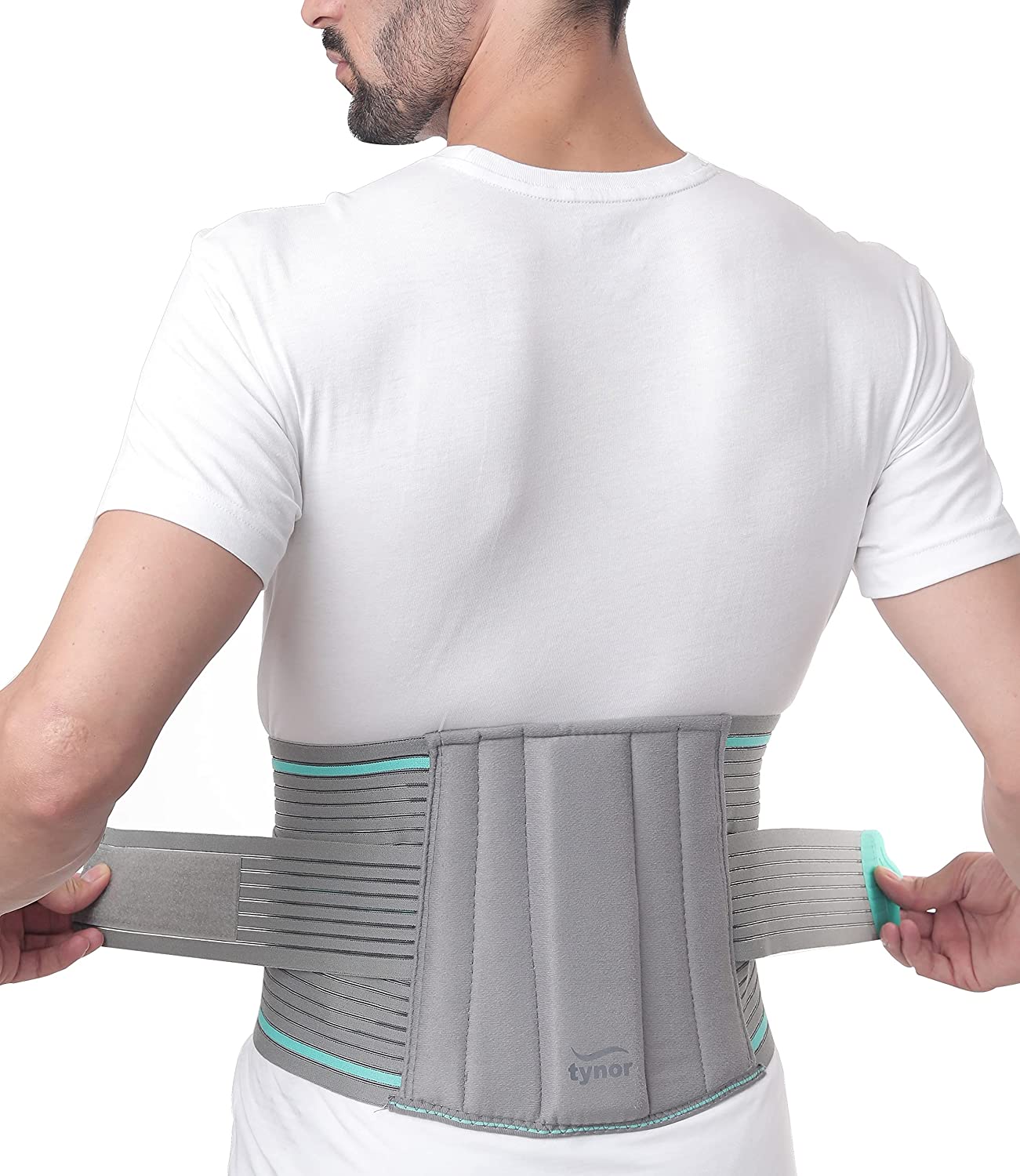 TYNOR Lumbo Sacral Belt, Grey, Small, 1 Unit
