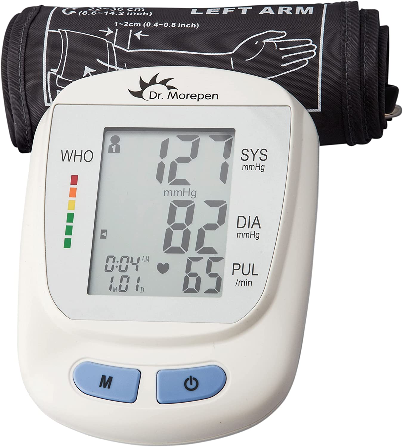 Dr. Morepen BP09 Fully Automatic Blood Pressure Monitor (White)