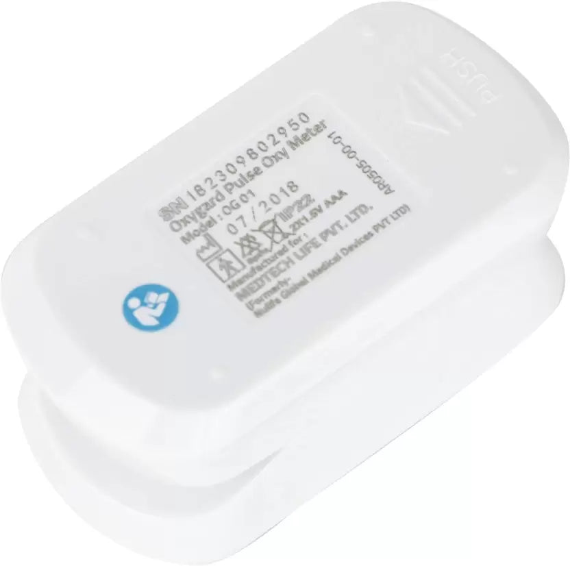 Medtech Oxygard OG01 Pulse Oximeter (White, Black)