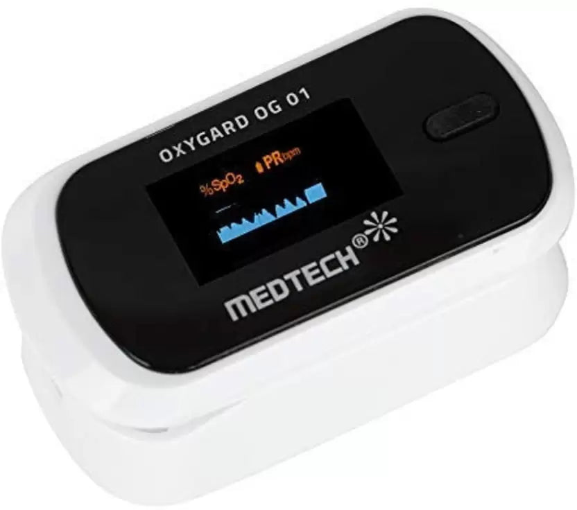 Medtech Oxygard OG01 Pulse Oximeter (White, Black)