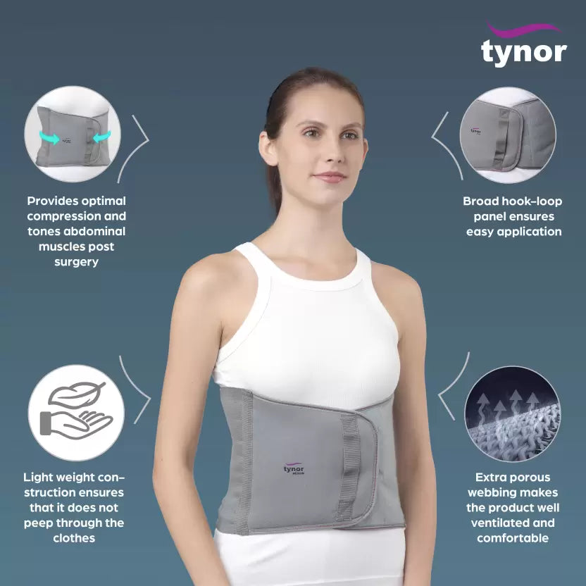 TYNOR Abdominal Belt 9" Abdomen Support