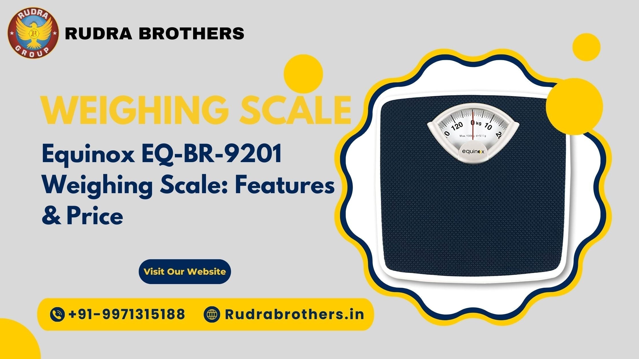 Equinox Personal Weighing Scale-Mechanical EQ-BR-9201 | Equinox EQ-BR-9201 | Equinox weighing machine price 