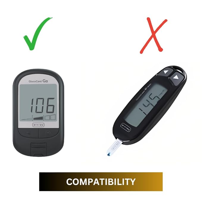 Arkray Glucocard G+ Blood Glucose Test Strips | Individually Packed | Pack of 50