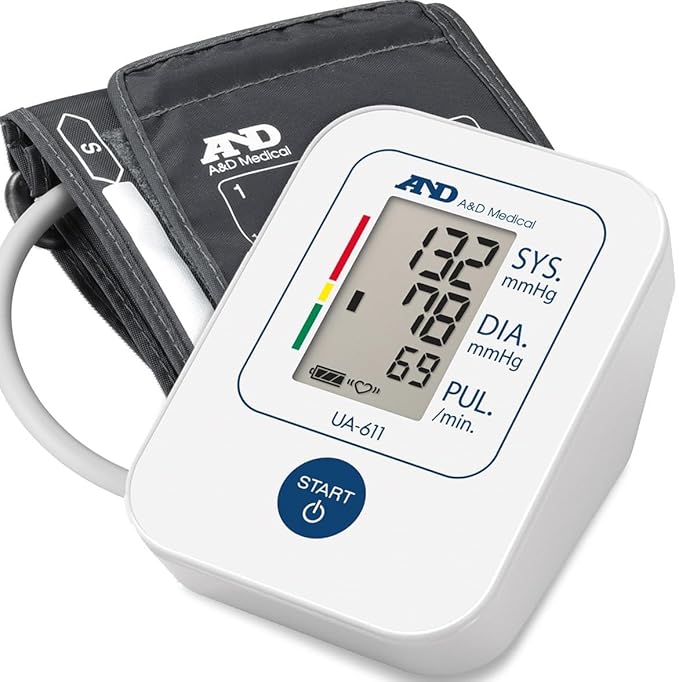 A&D UA-611 Blood Pressure Monitor | Accurate & Easy BP Machine for Home Use | BIHS & ESH Approved
